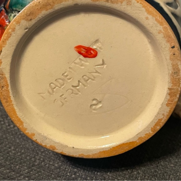 Vintage Gerz DBGM Lidded West German Beer Stein Frohbeim Bierseidel 6" - Picture 7 of 9